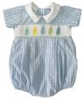 Blue Gingham Bunny Bubble Discount