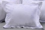 Swiss Dot Scallop Edge Pillow Supply