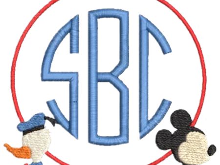 Disney Circle Monogram Online Sale