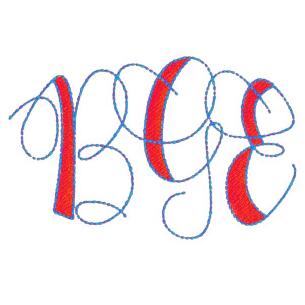 Maggie Outline Monogram Cheap