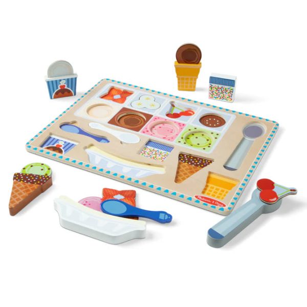 Magnetic Ice Cream Puzzle & Play Set For Cheap