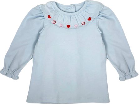 Heart Scalloped Blouse Discount