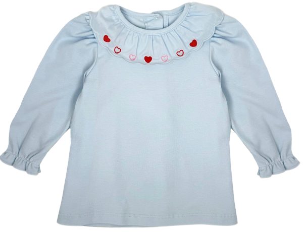 Heart Scalloped Blouse Discount