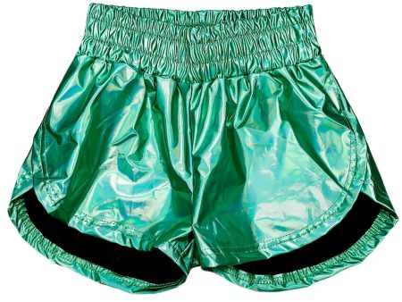 *PRE-ORDER* Teal Metallic Shorts Cheap