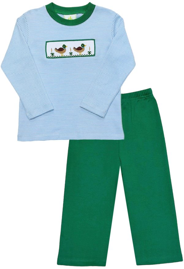 Mallard Smocked Pant Set For Sale