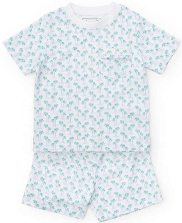 Charles Short Set - Palm Tree Isle Blue Online Hot Sale