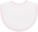 Pink Check Pique Bib Sale