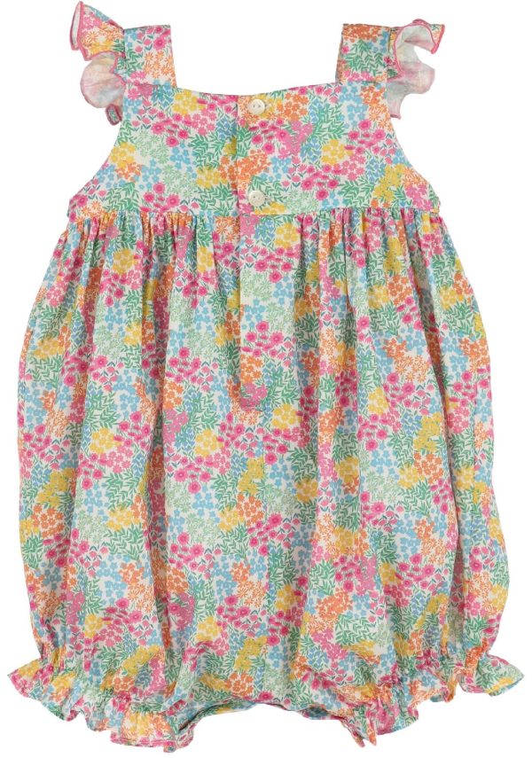 Floral Jamboree Smocked Bubble For Discount