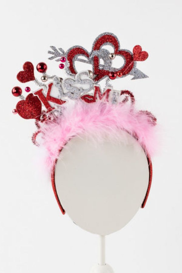 Kiss Me Valentine Headband Fashion