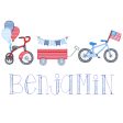 Patriotic Trio Monogram Cheap