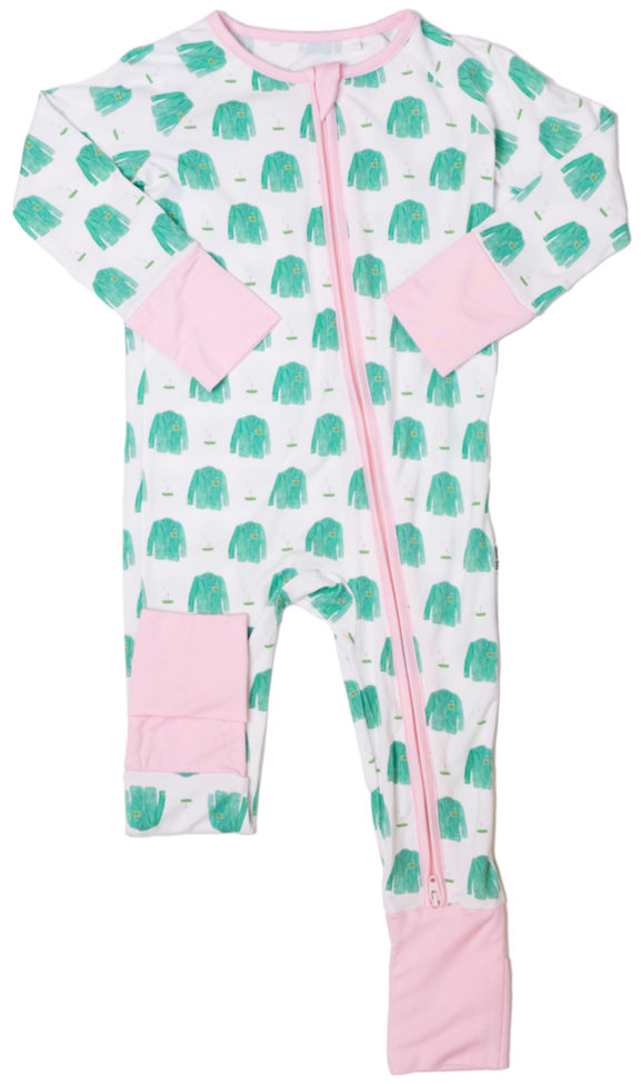 Pink Golf Sleep Romper Online Hot Sale