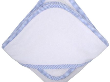 Blue Small Check Hooded Towel Set Fashion