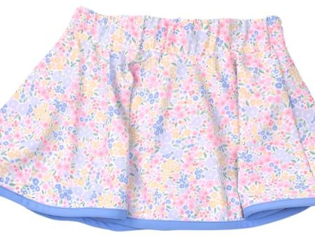 Meadow Floral Athletic Skort Discount