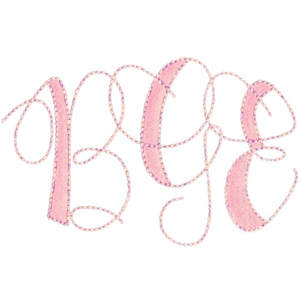 Maggie Outline Monogram Cheap