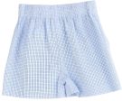 Boys Seersucker Shorts - Light Blue on Sale