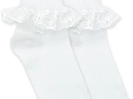 Chantilly Lace Sock (2107) - White Online Sale