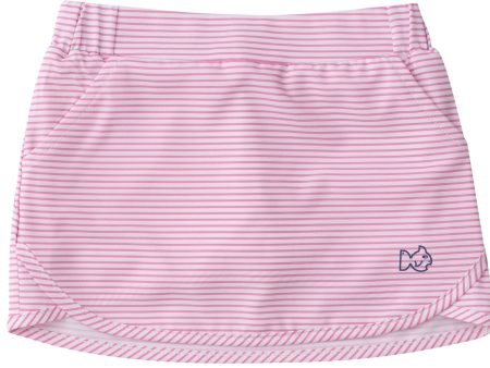 *PRE-ORDER* Carolina Catch Skort - Fuchsia Pink Stripe Online Hot Sale