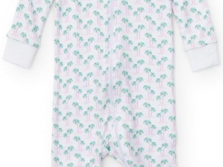 Parker Pajama Set - Palm Tree Isle Pink For Cheap