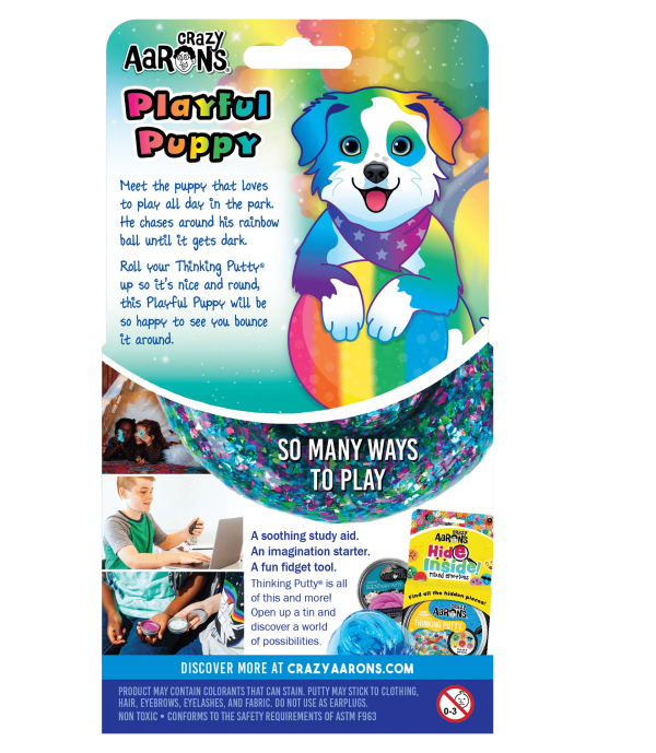 Playful Puppy Thinking Putty Online