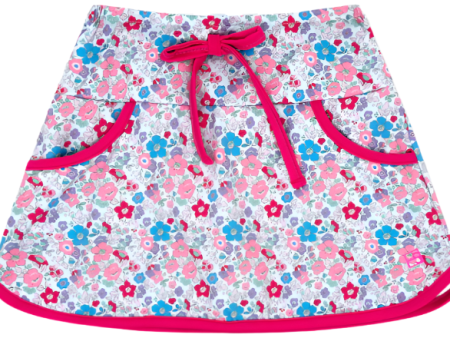 Tiffany Tennis Skort - Bloomberry Floral, Power Pink For Discount