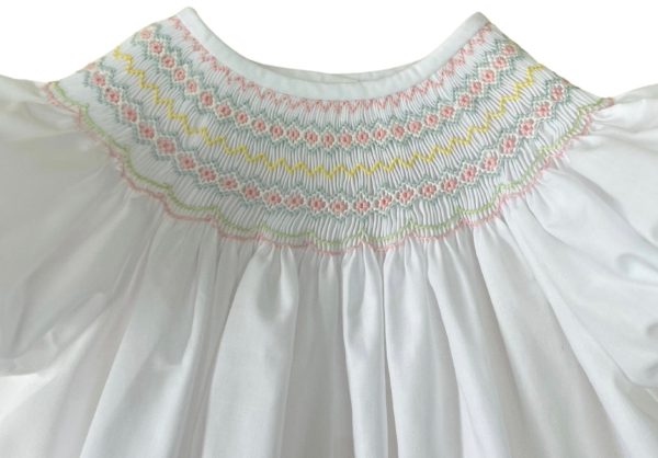 Pastel Smocked Bishop Dress Supply