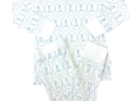 Blue Bunnies Pajama Set Hot on Sale