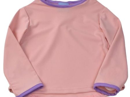 Pink Top with Lavender Trim Cheap