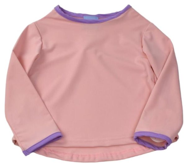 Pink Top with Lavender Trim Cheap