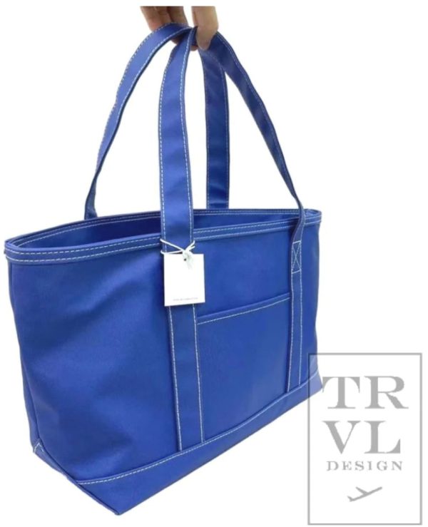 Blue Bell Coated Canvas Medium Tote For Discount