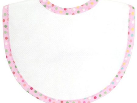 Pink Multi Dot Pique Bib Online