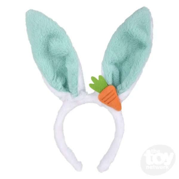 Plush Bunny Ears With Carrot Online now