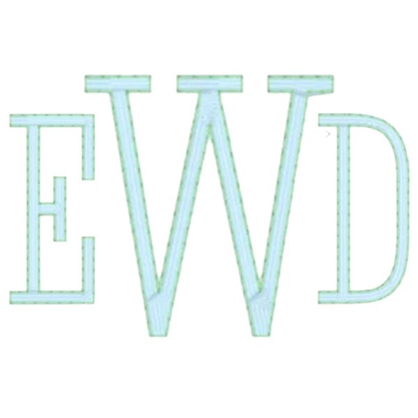 Edward Outline Monogram Sale