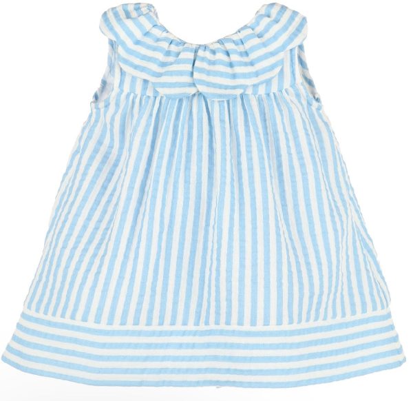 Sullivan Stripe Dress - Blue Discount