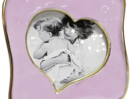 Encanto Curved Heart Frame - Lilac Hot on Sale