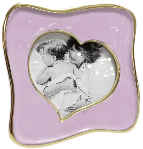 Encanto Curved Heart Frame - Lilac Hot on Sale