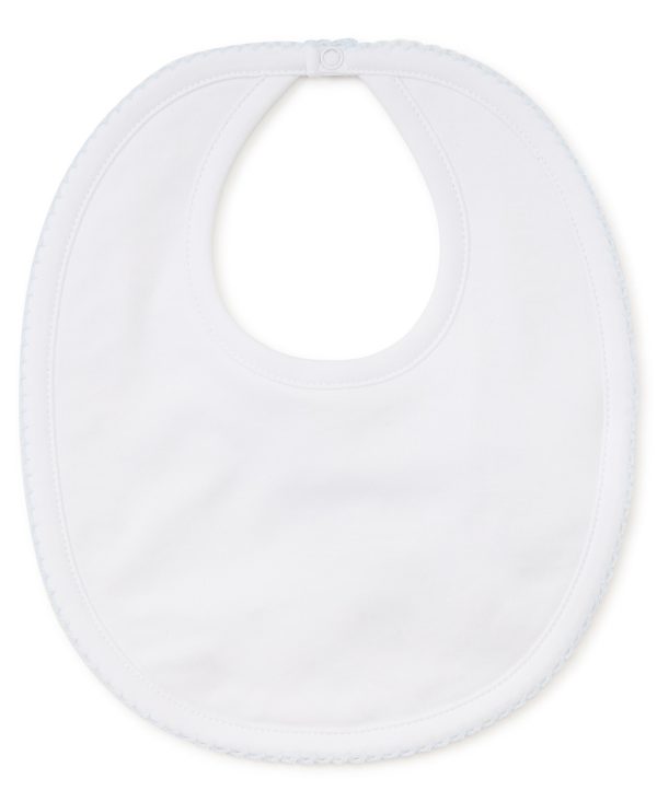 White Lt Blue Basics Bib For Discount