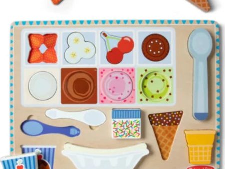 Magnetic Ice Cream Puzzle & Play Set For Cheap