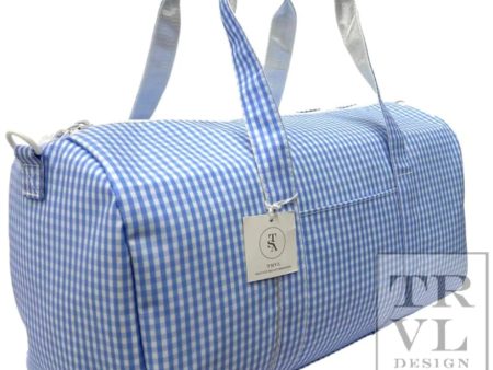 Sky Gingham Weekender Online