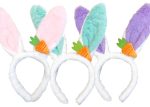 Plush Bunny Ears With Carrot Online now