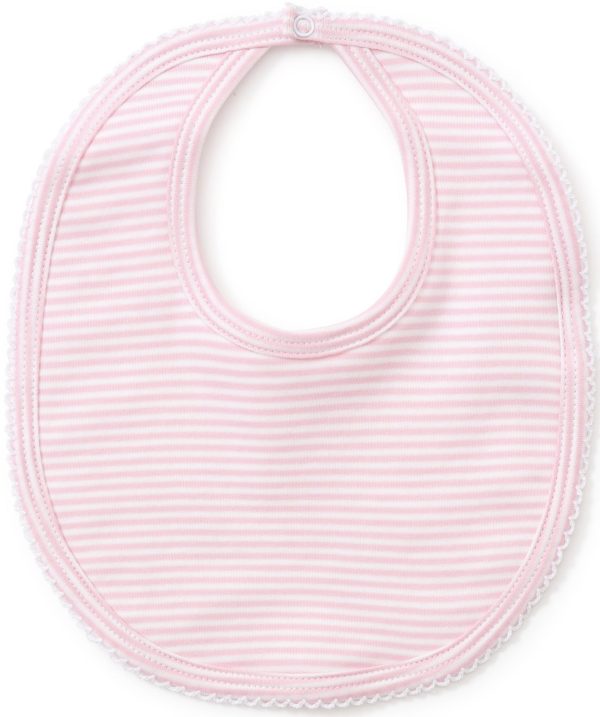 Pink Simple Stripes Bib For Discount