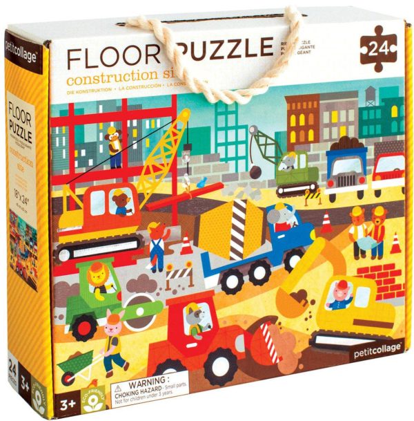 Construction Site 24-Piece Floor Puzzle Online Sale