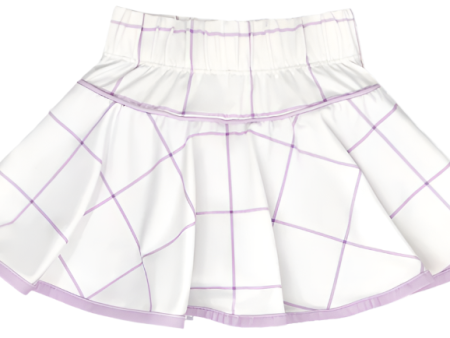 *PRE-ORDER* Quinn Skort - Pure Coconut Willington Windowpane For Sale