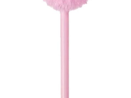 Pink Love You Fuzzy Heart Pen Online