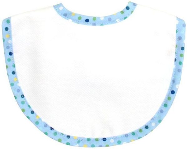 Blue Multi Dot Pique Bib Supply