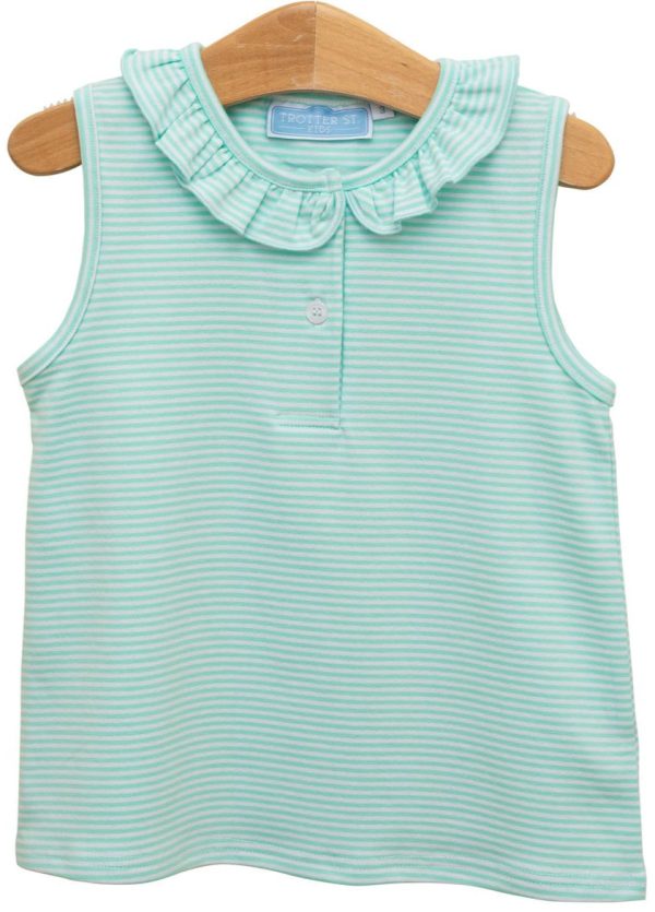 Nora Tank- Mint Stripe Online Hot Sale