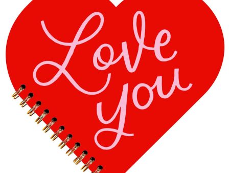 Valentine s Notebook - Love You Heart Discount