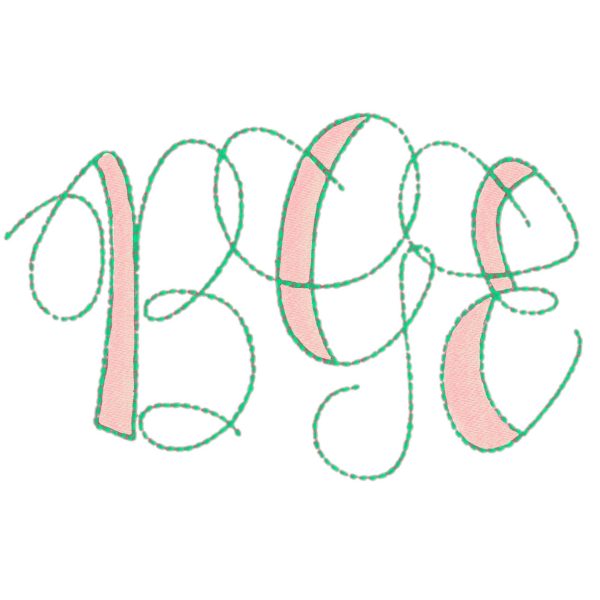 Maggie Outline Monogram Cheap