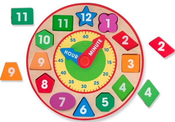 Shape Sorting Clock on Sale