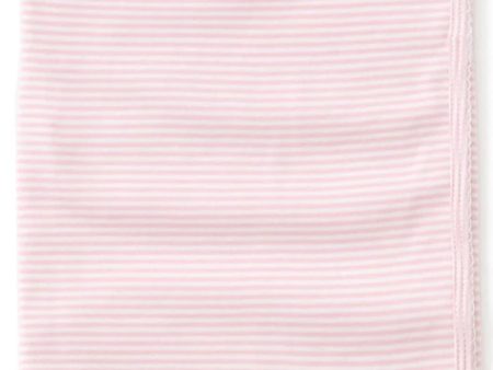 Pink Simple Stripes Blanket Cheap