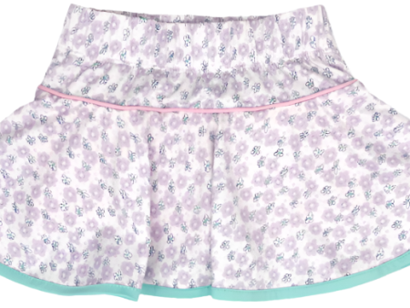 Quinn Skort - Blissful Blooms, Totally Turquoise, Cotton Candy Pink For Sale